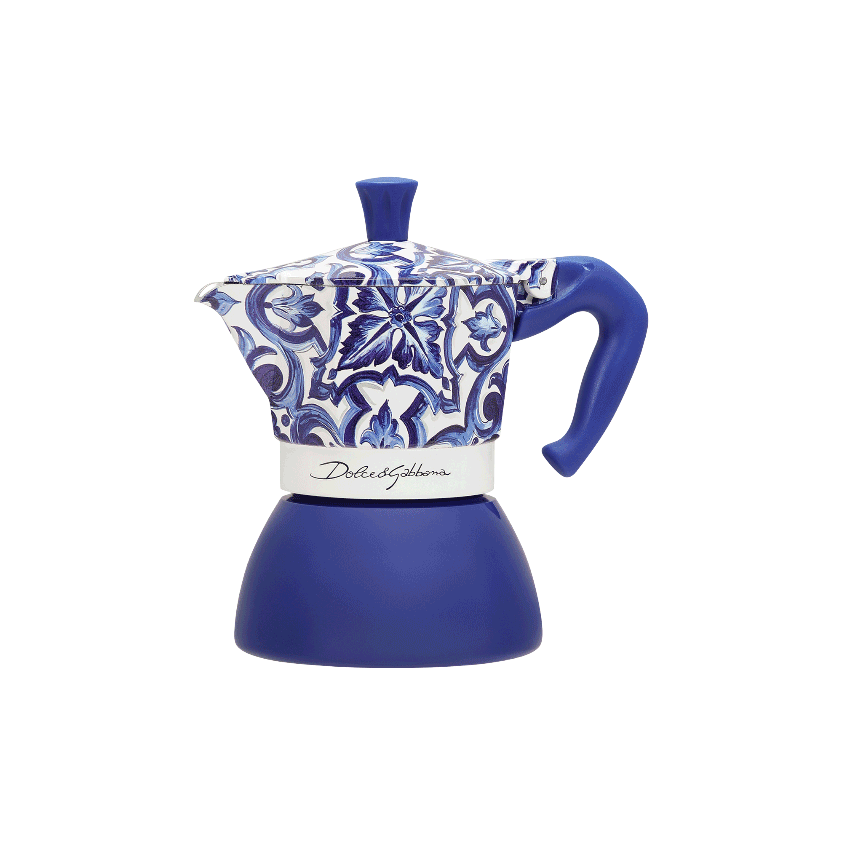 Moka Induction Bialetti Dolce&Gabbana Blu Mediterraneo