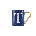 Mug con lettera T - Cielo Stellato