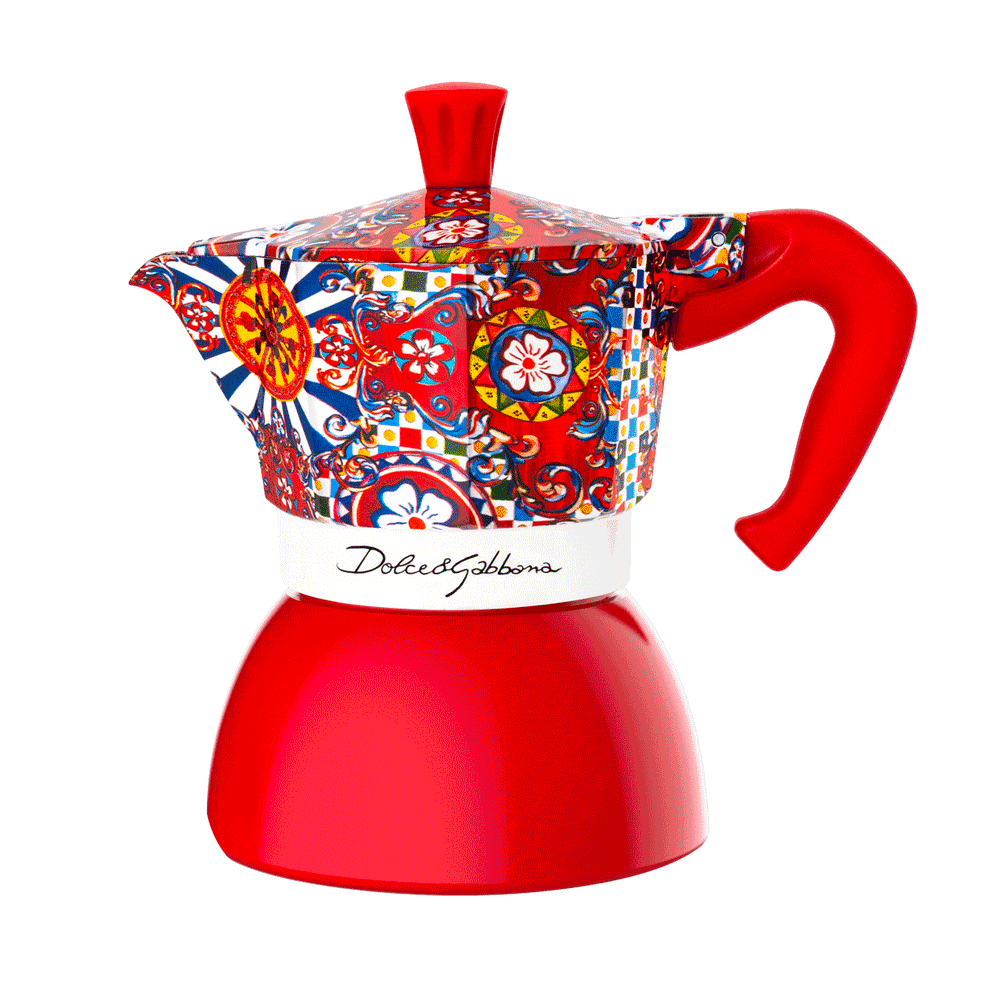 Moka Induction Bialetti Dolce&Gabbana Carretto Siciliano