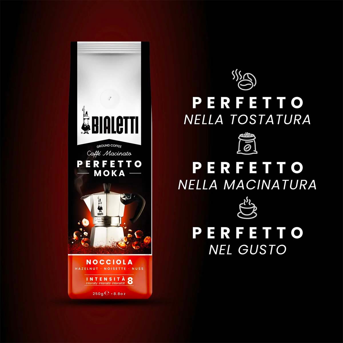 Caffè macinato - Perfetto Moka Nocciola
