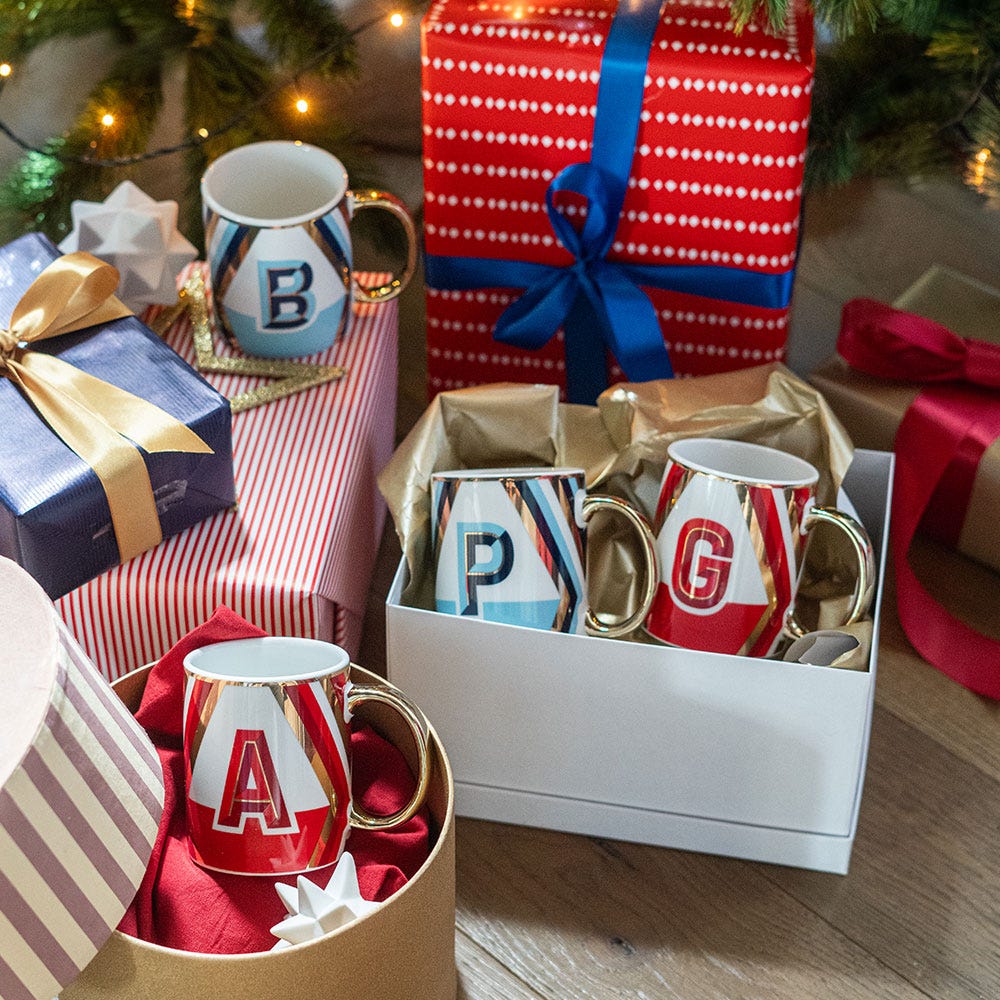 Mug tombola con lettera I