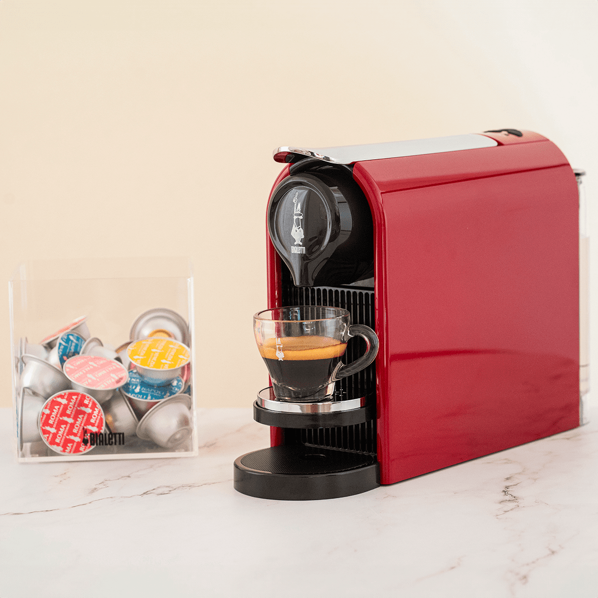 Gioia Plus Rosso intenso - Macchina del Caffè a Capsule