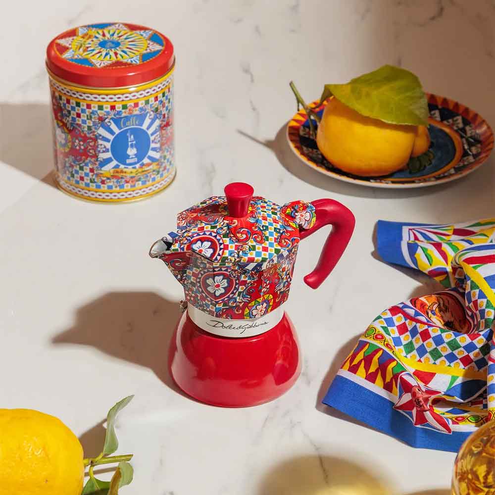 Moka Induction Bialetti Dolce&Gabbana Carretto Siciliano