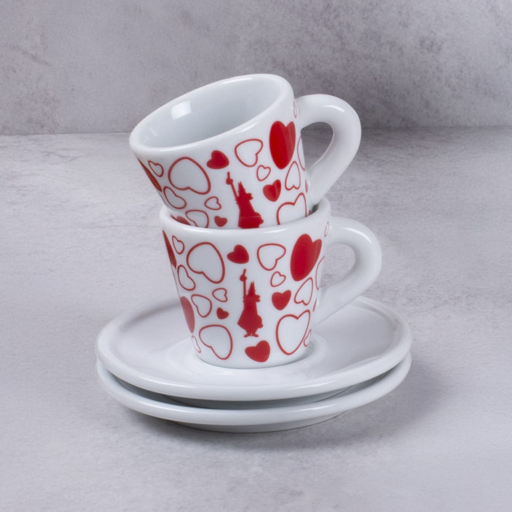 Set 2 tazzine espresso - Cuore