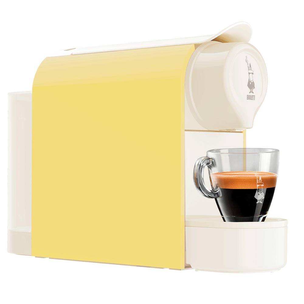 Gioia Bialetti - Macchina da Caffè Espresso con 2 box di capsule a scelta