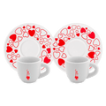 Set 2 tazzine moka - Cuore