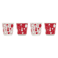 Set 4 bicchierini - Cuore